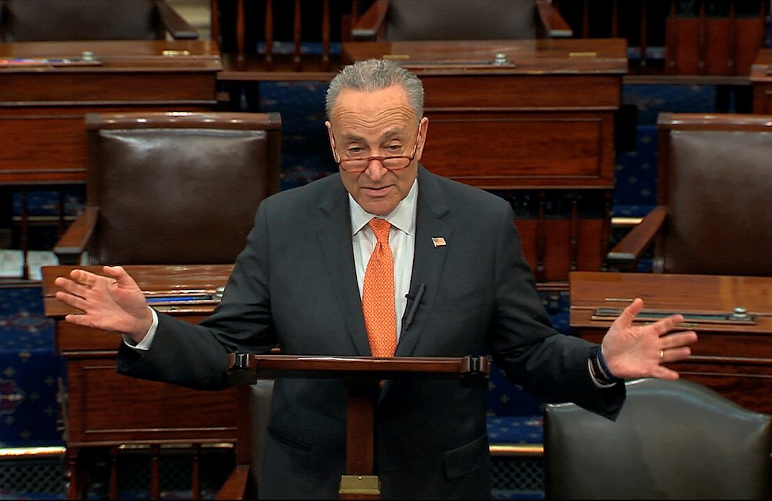 WATCH: Chuck Schumer Can't Even Get George Floyd and Breonna
Taylor's Names Right 1