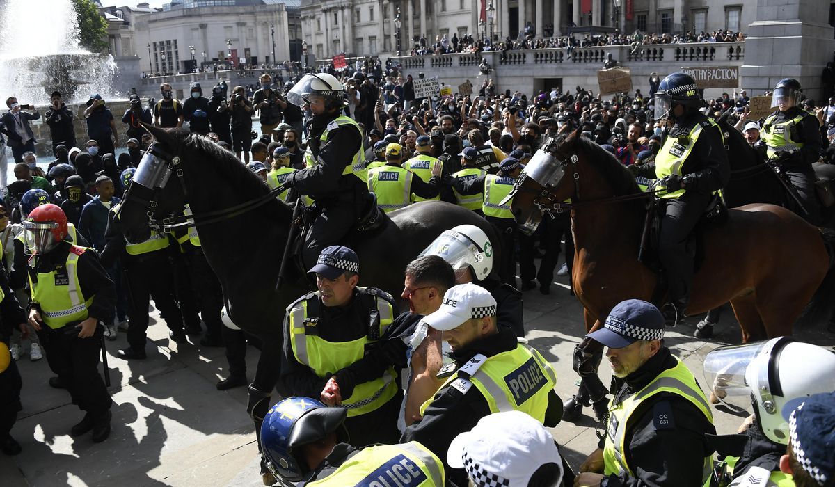 More global protests emerge over racism, police
actions 1