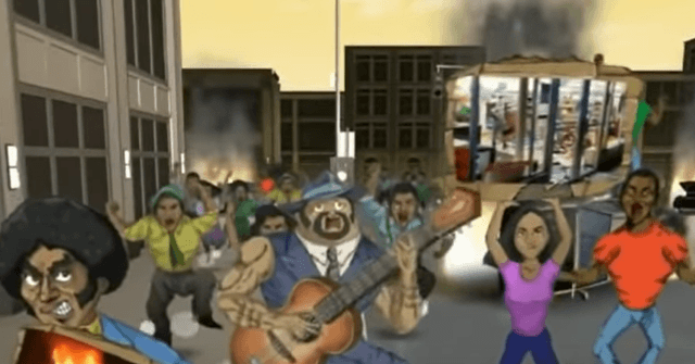 Japanese Broadcaster NHK Apologizes for Racist Cartoon on
U.S. Protests 1