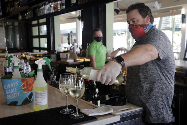 Florida bans drinking alcohol at bars as coronavirus cases
soar 1