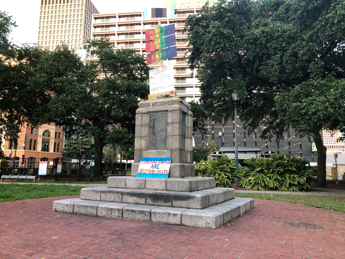 Nobody knows where a New Orleans statue went after
protesters toppled it 1