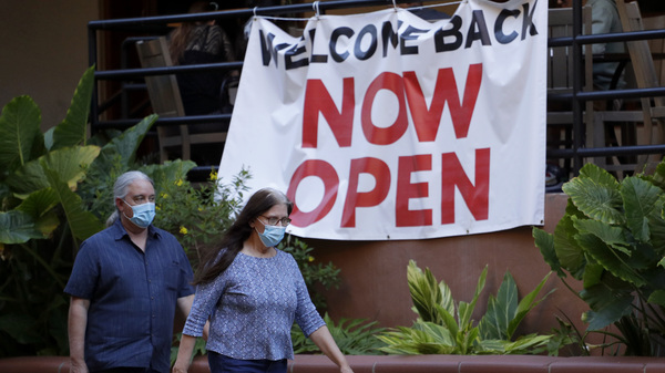 Texas Reports Record-Breaking COVID-19 Hospitalizations, As
State Reopens 1