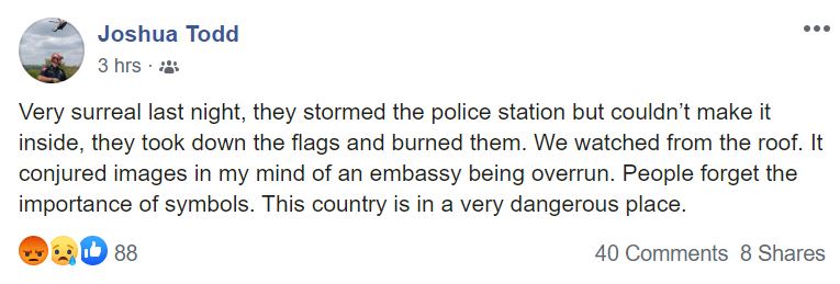 Austin Protesters Storm Police HQ, Haul Down American, Texas
Flags. They Also Burned Them. 1