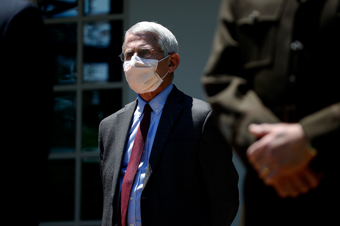 Fauci says Trump hasn't ordered slowdown of coronavirus
testing 1