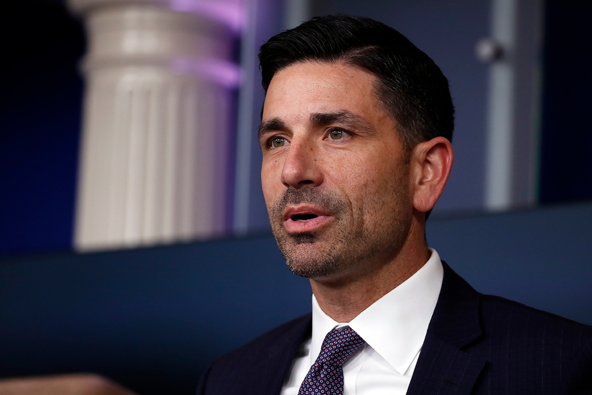 Acting Homeland Security leader defends White House response
to coronavirus 1