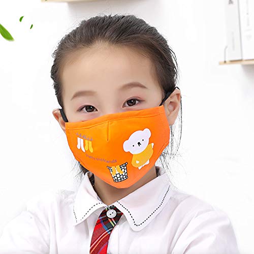 Cartoon bears cotton dustproof for children Red