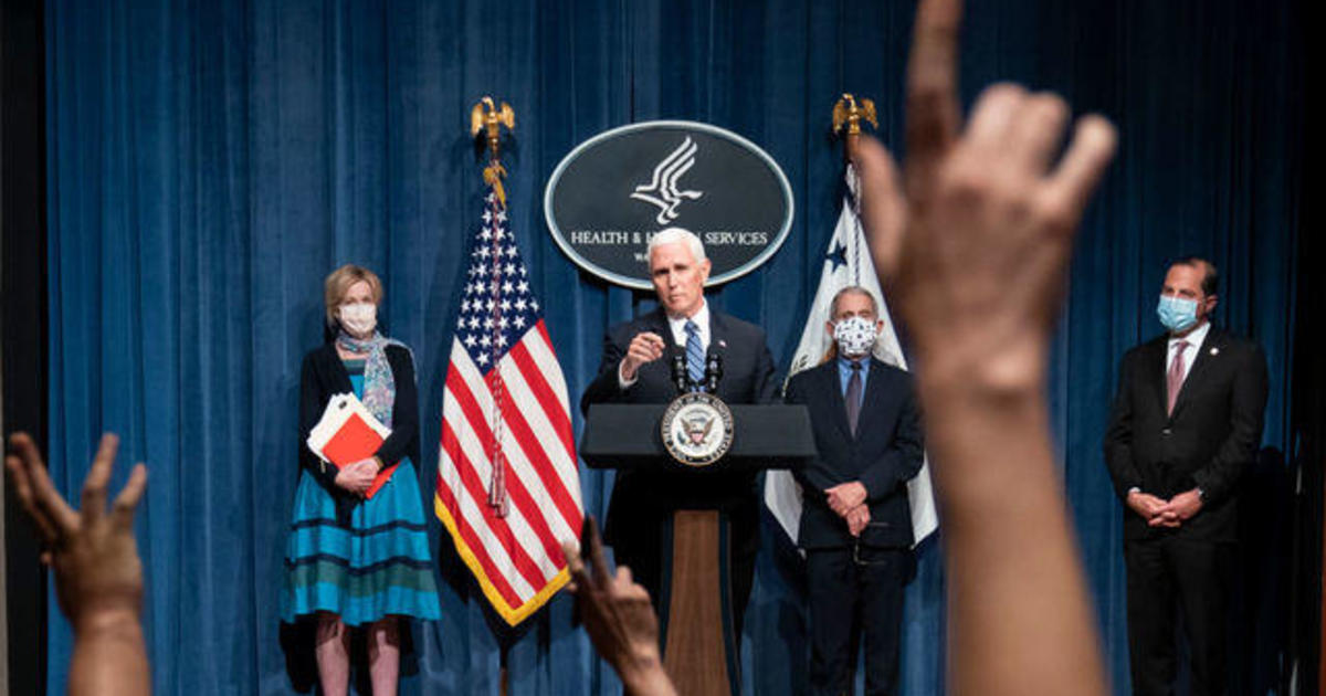 Coronavirus task force holds first briefing in months as
cases hit record high 1
