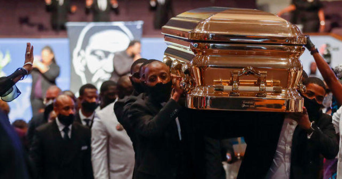 George Floyd's family and friends pay final respects at
funeral in Houston 1