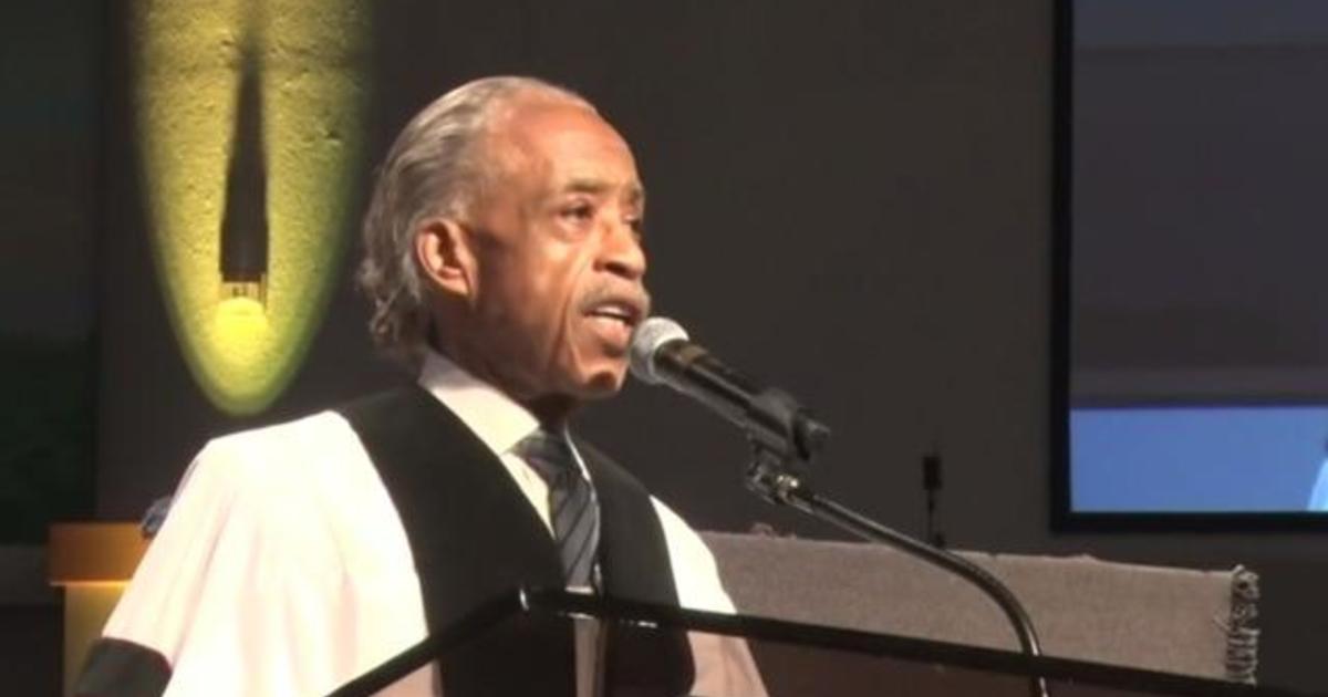 Rev. Al Sharpton gives eulogy for George Floyd at funeral
service in Houston 1