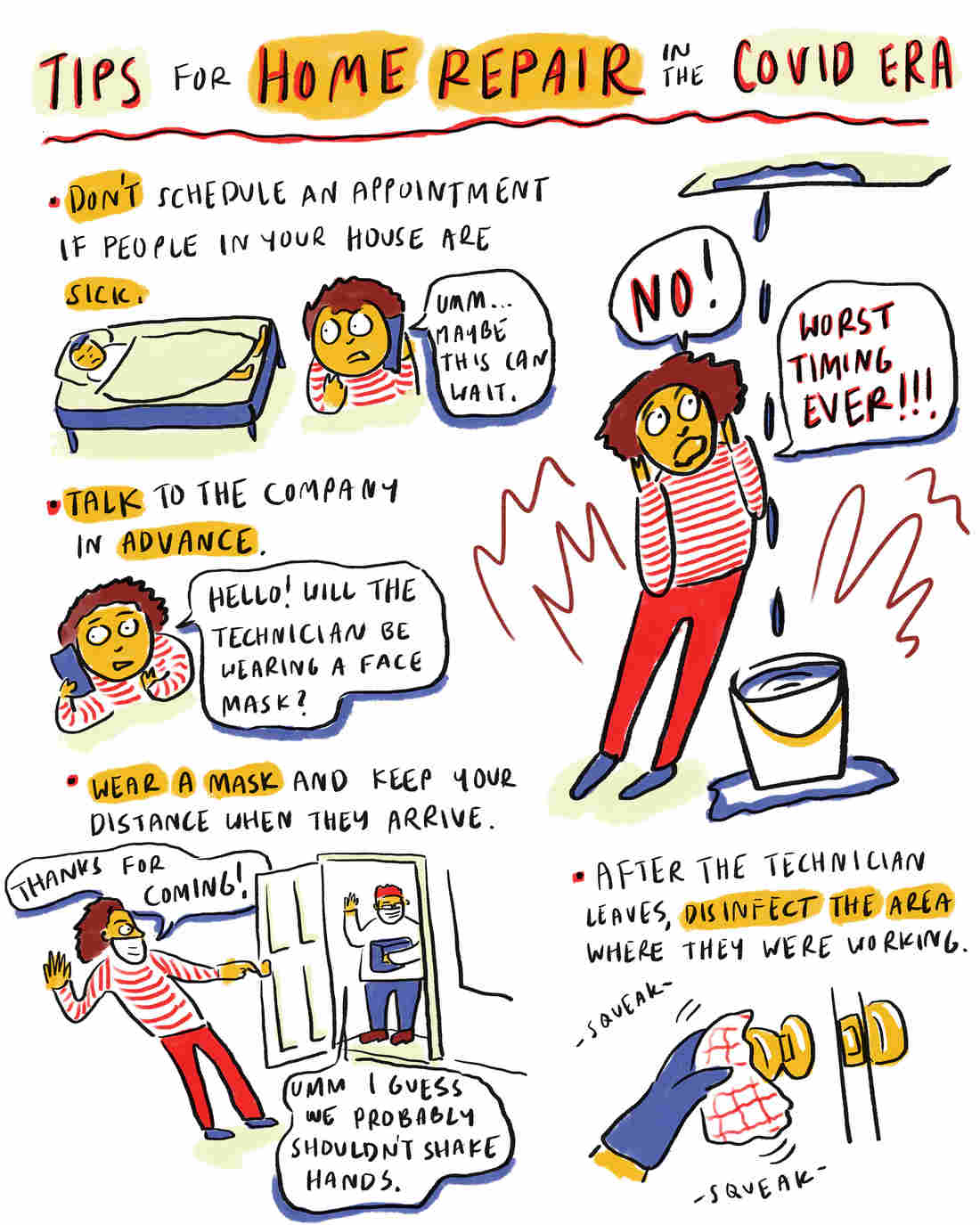 Coronavirus FAQs: Home Repair Guidelines, Toilet Plumes,
Manicures And Self-Spraying 1