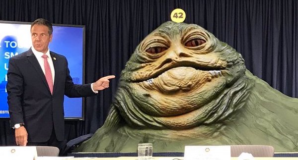 'COVID the Hutt': Gov. Cuomo's coronavirus mountain
ridiculed 1