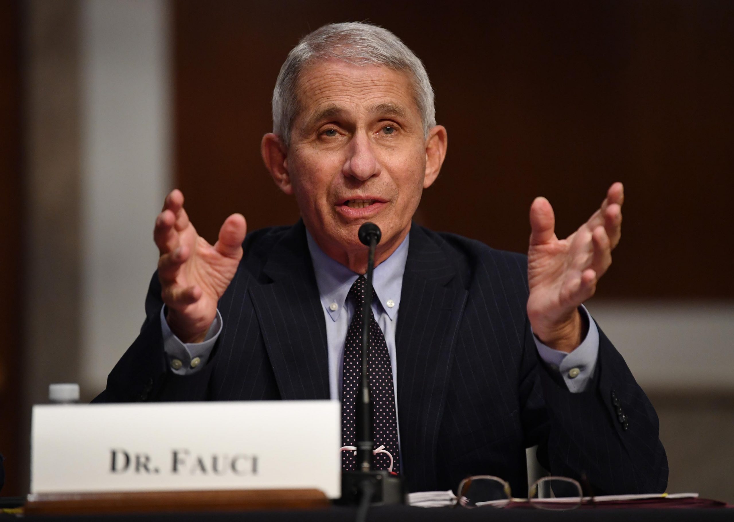 The nation's top infectious disease expert testifies that
coronavirus cases could go up to 100,000 a day if the current trend
doesn't turn around 1