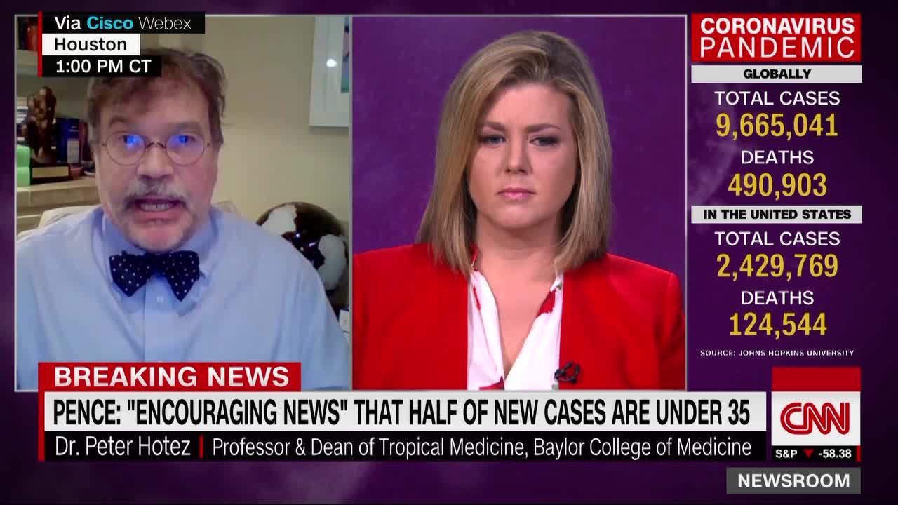 Health experts call out Pence's rosy portrayal of the
country's coronavirus status 1