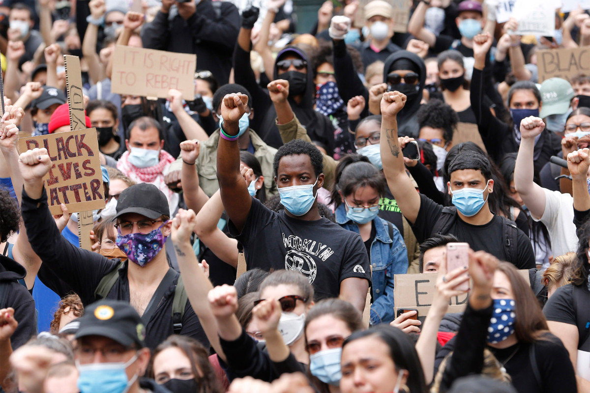 Data suggests George Floyd protests have not caused
coronavirus spike in NYC 1