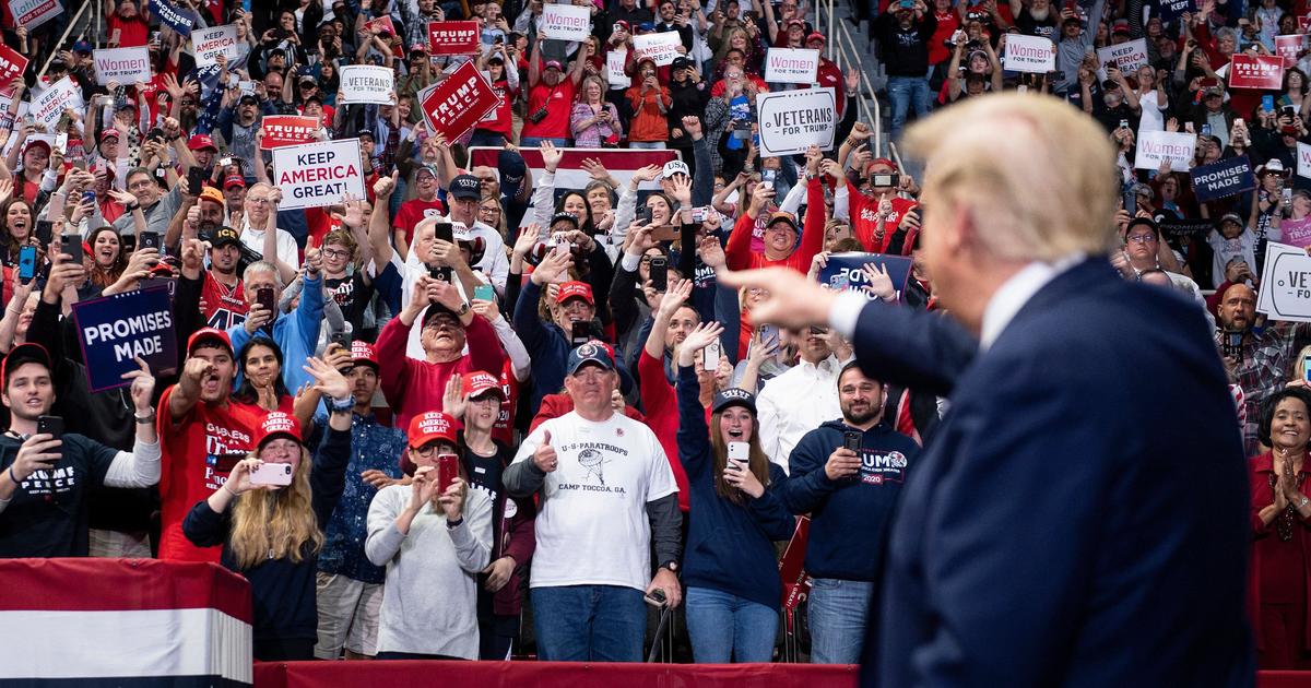 Trump rally-goers must agree they won't sue if they contract
coronavirus 1