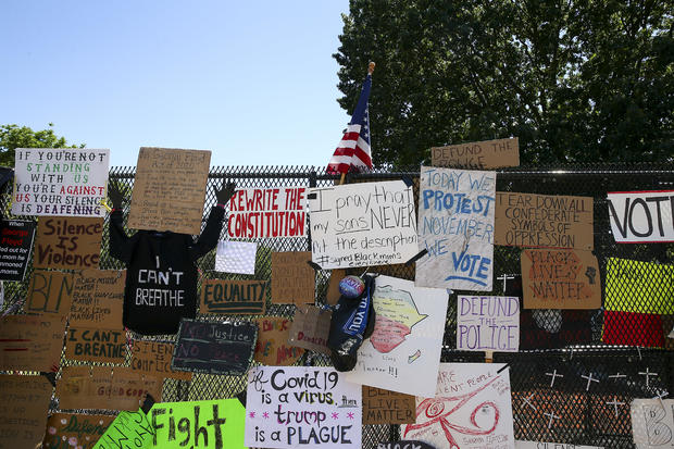 Smithsonian museums are collecting signs from D.C.
protests 1