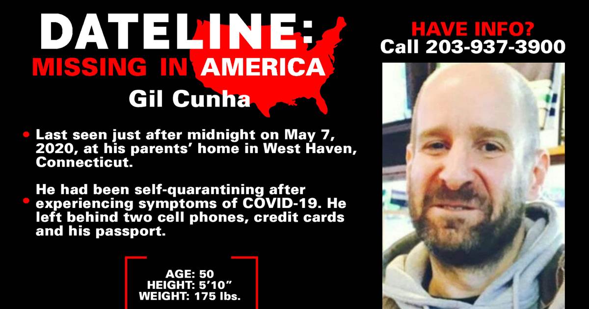 School teacher who self-quarantined at Connecticut home for
three weeks vanishes after going for a walk in early May 1