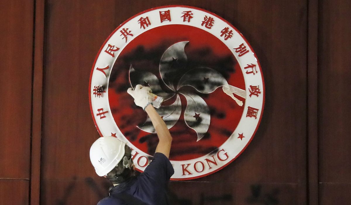 12 exhausting months of Hong Kong's anti-government
protests 1