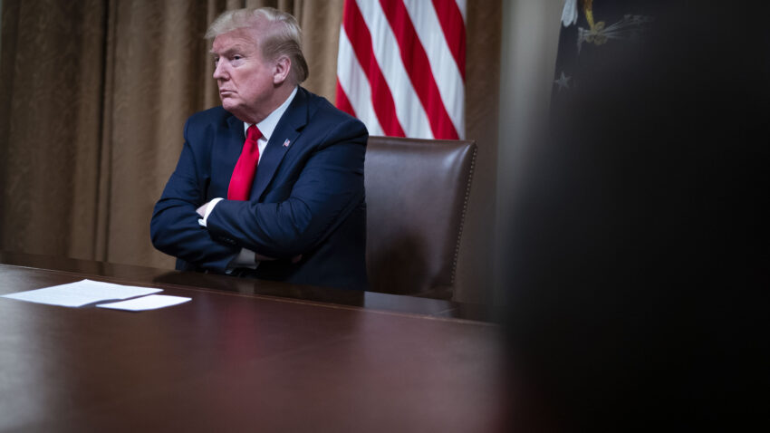 Trump rebuked for suggesting 75-year-old protester pushed in
Buffalo was part of 'set up' 1
