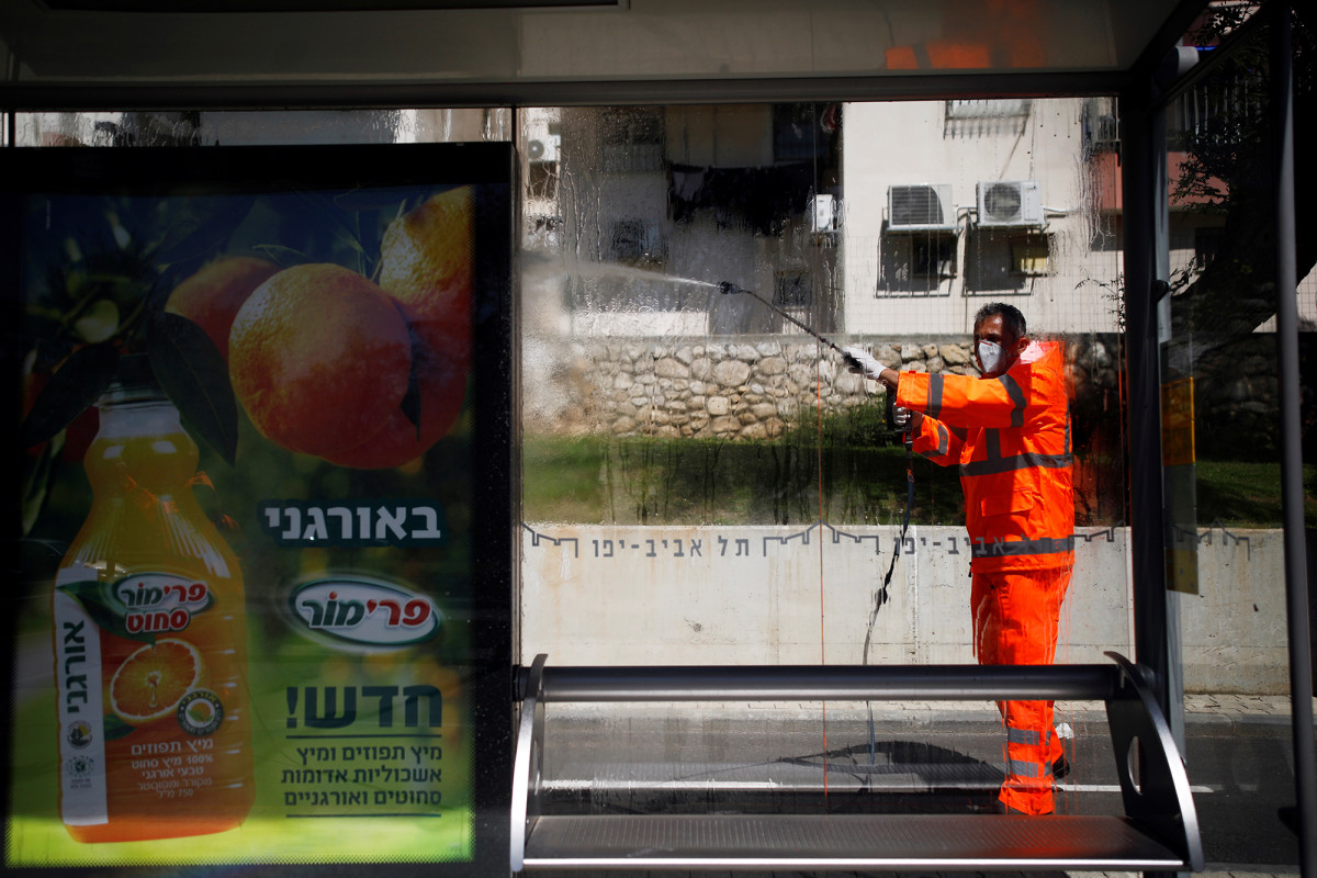 Coronavirus cases increased in Israel after public
transportation restrictions were loosened 1