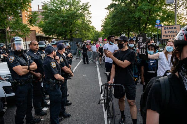 Protests in N.Y.C.: Police Officer Is Charged With
Assault 1