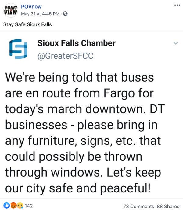 How False Antifa Protest Rumors Spread 1