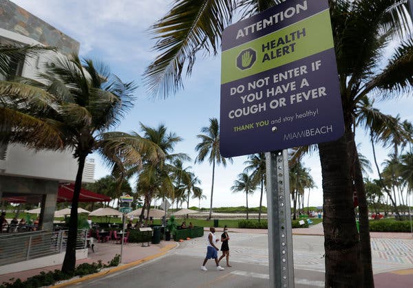 Live Global Coronavirus News: U.S. Sets a Daily Record for
New Cases 1