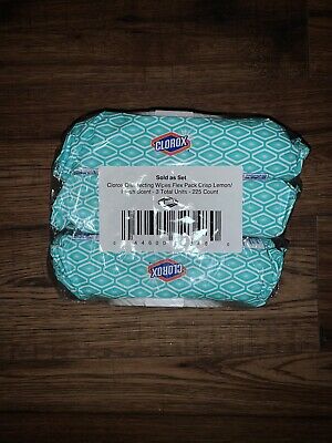 New Sealed Cleaning Wet Wipes, 3x75=225ct SAME AS TUBS. This Is Just Portable