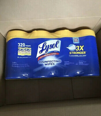 New Sealed Cleaning Wet Wipes, 4x80=320ct