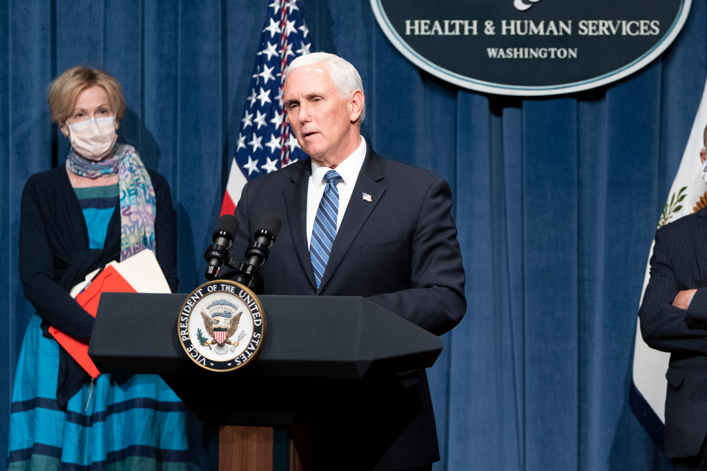 Mike Pence defends Trump rallies despite coronavirus
spikes 1