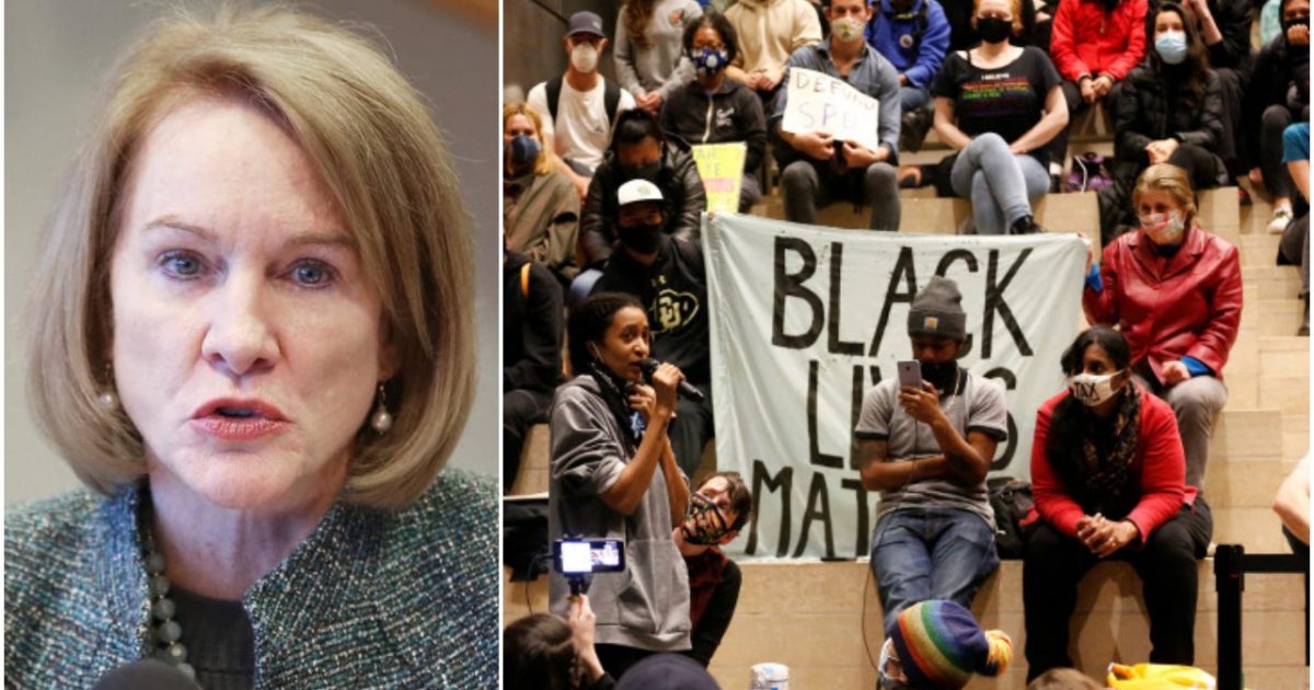 ANTIFA/Black Lives Matter Rioters Storm Seattle City Hall
and Demand the Mayor’s Resignation 1