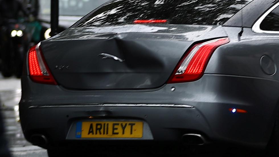 UK Prime Minister Boris Johnson In Car Wreck After Convoy
"Targeted By A Protester" 1