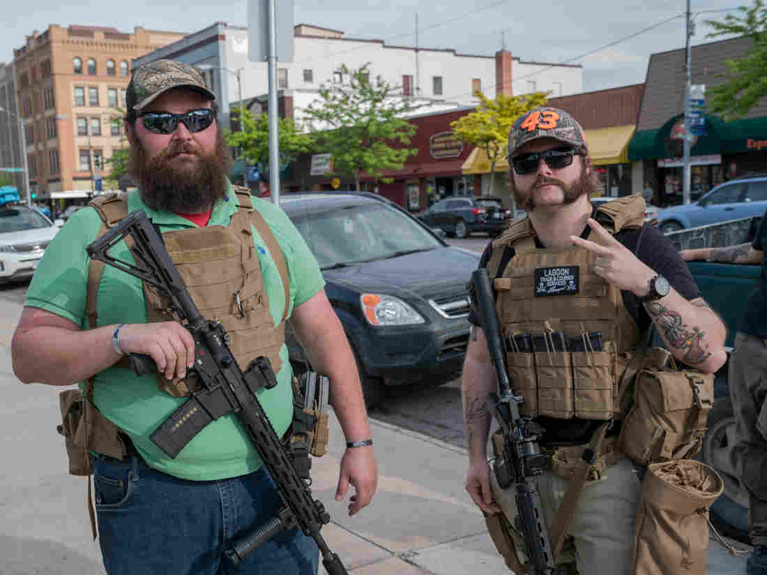 The 'Concerned Citizen Who Happens To Be Armed' Is Showing
Up At Protests 1