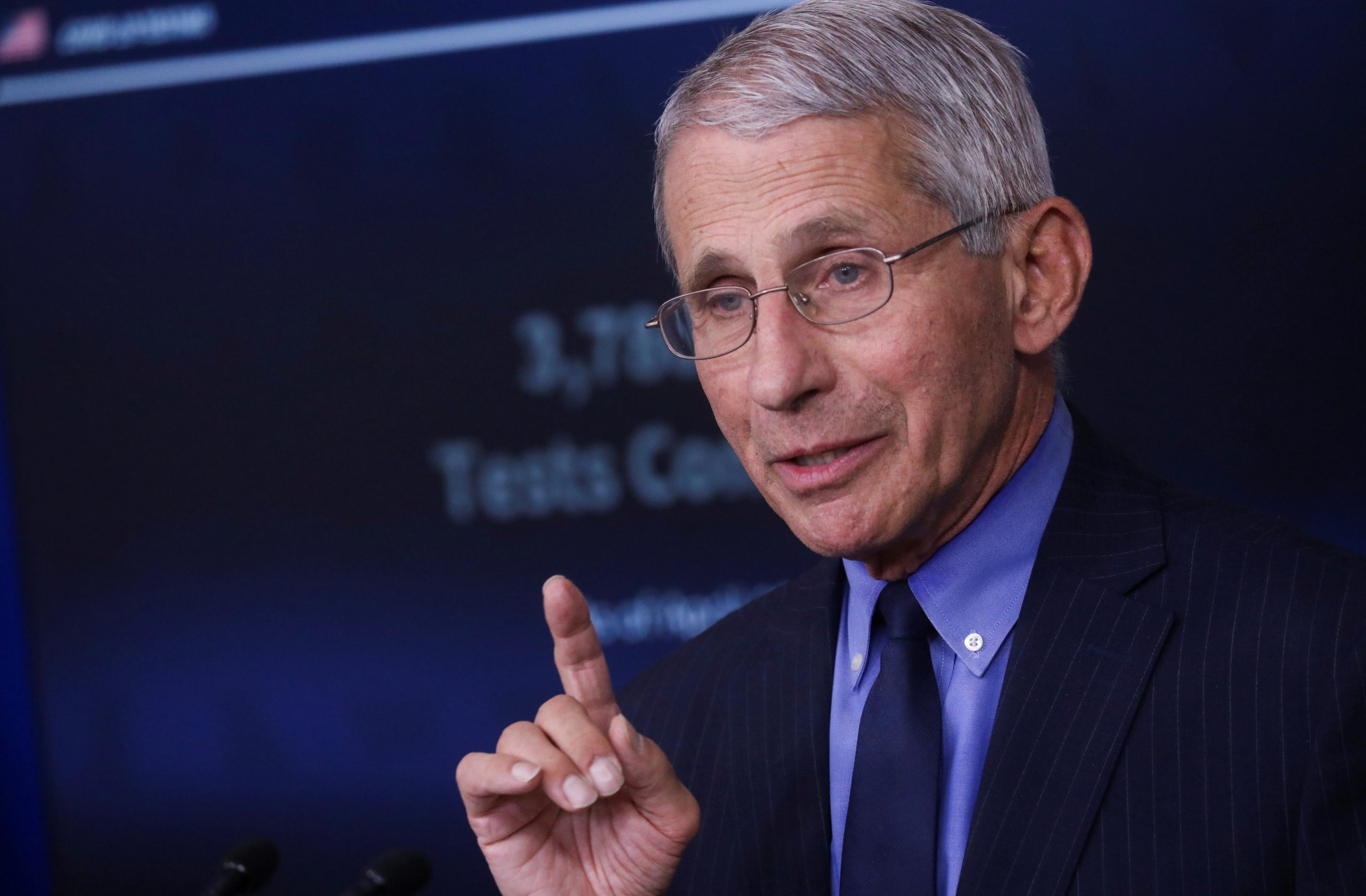 Fauci: Slight coronavirus spikes may get out of control amid
reopening 1