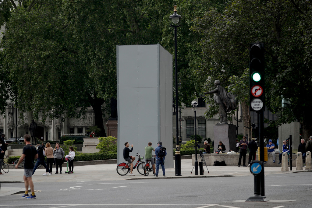 Statues protected as London braces for more protests 1