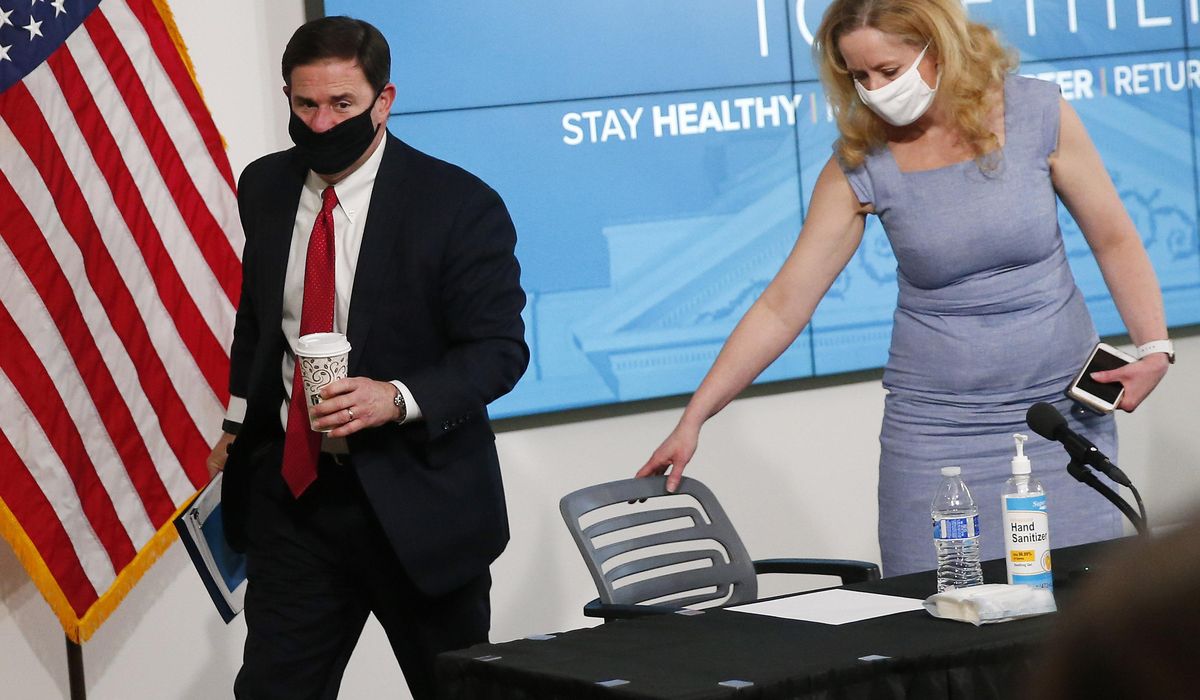 Arizona COVID-19 case surge continues, setting care
records 1