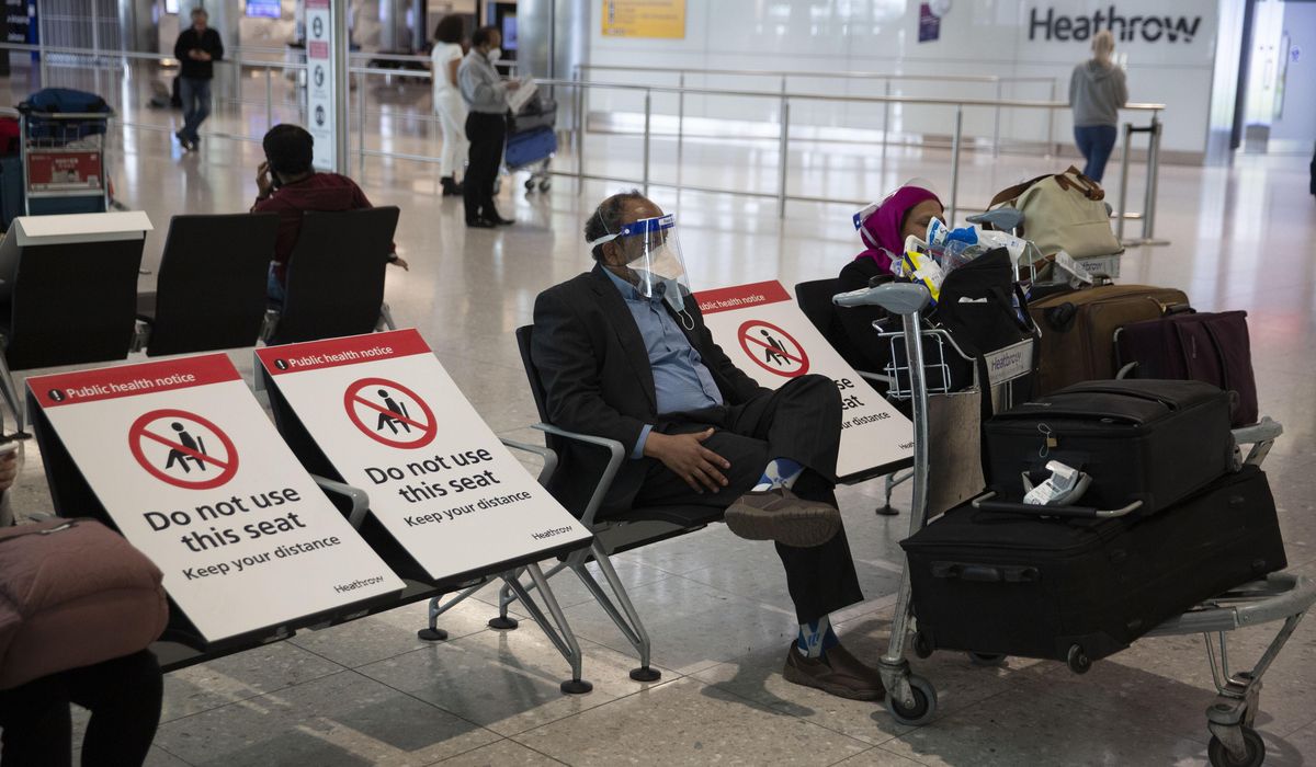 Airlines launch legal action against UK quarantine
policy 1