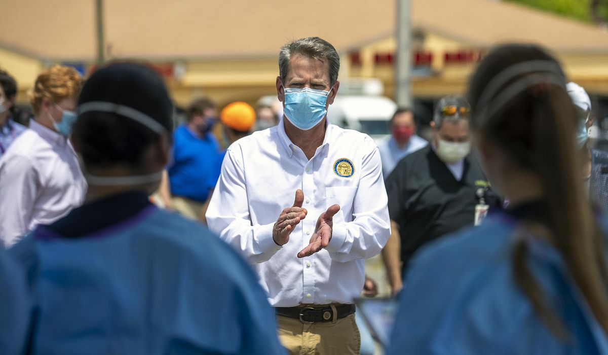 Kemp: Georgia battling several coronavirus 'hot
spots' 1
