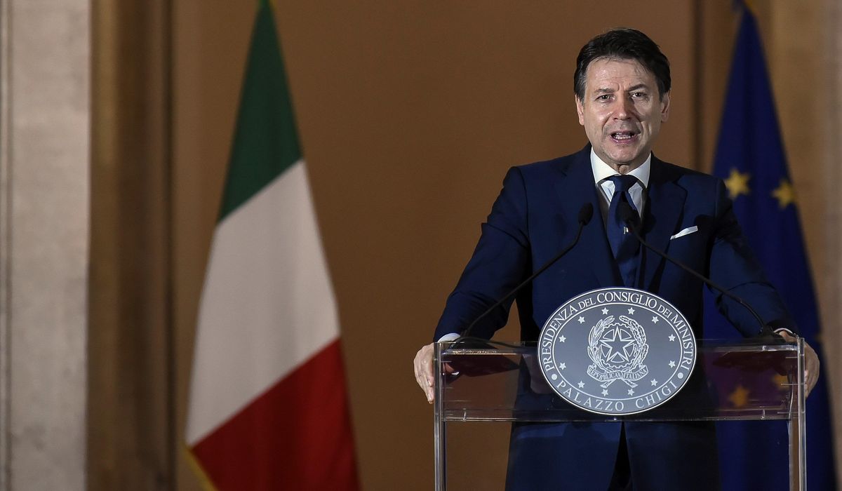 Prosecutors question Italy's Conte over slow virus
lockdowns 1