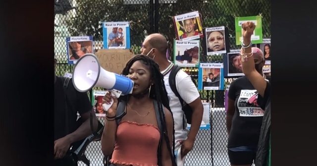 BLM Protesters Chant Quote from Convicted Cop Killer Assata
Shakur Outside White House 1