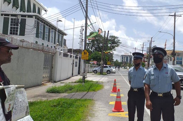 Stranded in Guyana, Harassed for Supporting Trump, Cuban
Dissident Returns to Protest 1