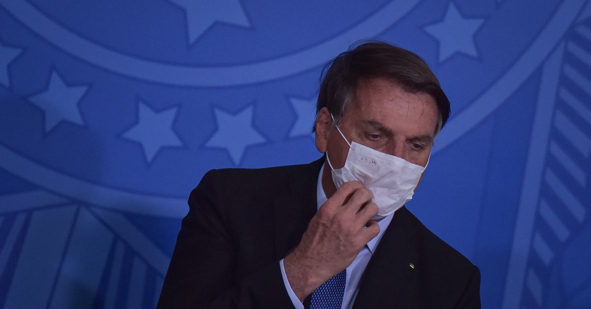Brazil’s Jair Bolsonaro gets coronavirus after months of
downplaying the pandemic 1