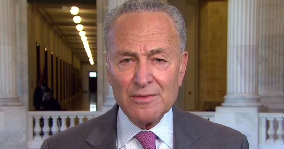 Republican COVID-19 relief bill is "stingy," Chuck Schumer
says 1