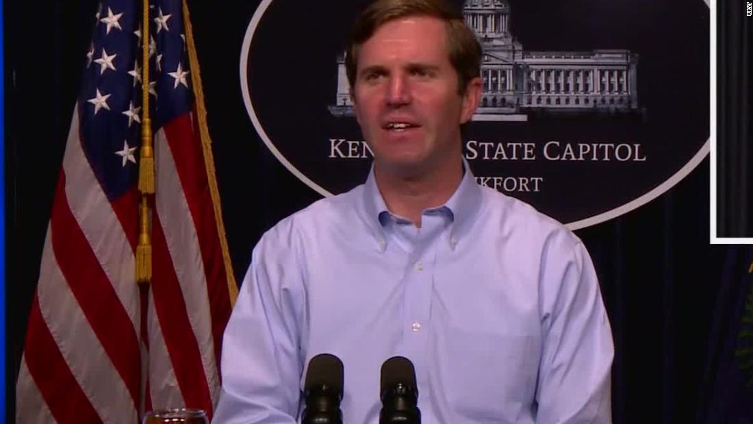 Judge temporarily blocks Kentucky governor's Covid-19
executive orders -- the same day he requires masks 1