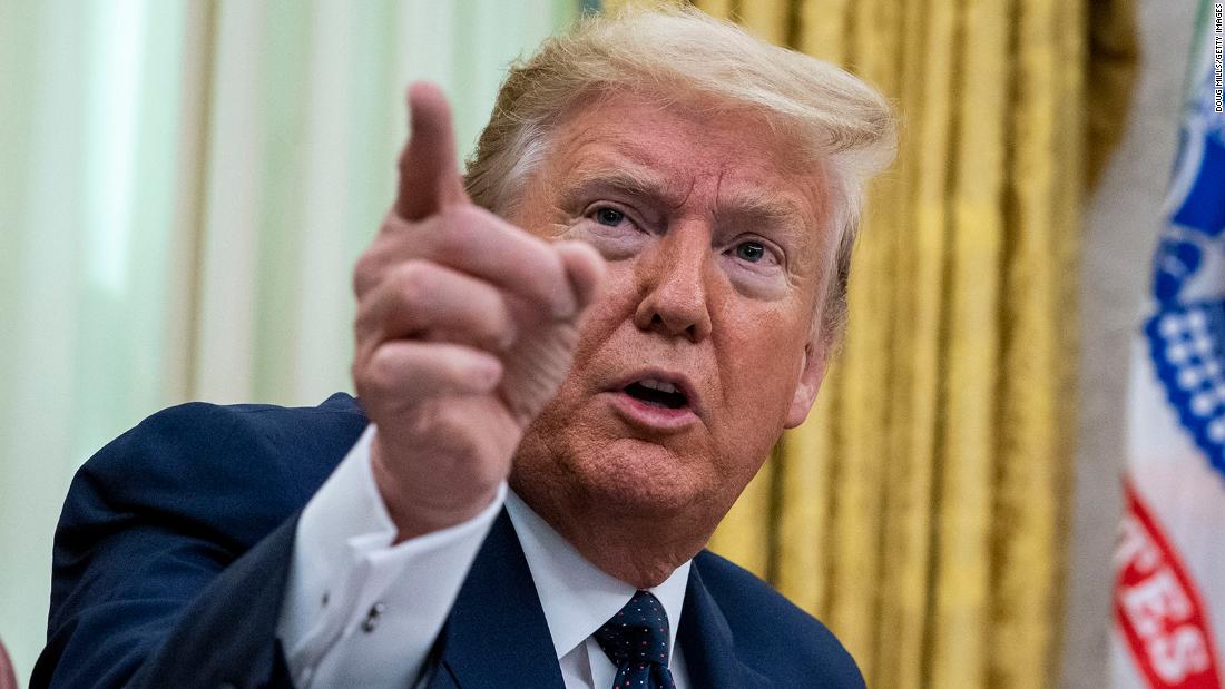 Fact check: Trump targets protesters by continuing to
falsely describe laws protecting federal monuments and
buildings 1