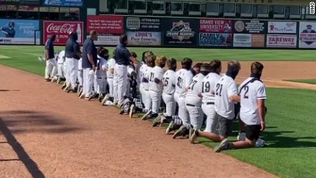 High school baseball player says fans yelled, 'You should
have been George Floyd' and 'Get back to the fields' 1