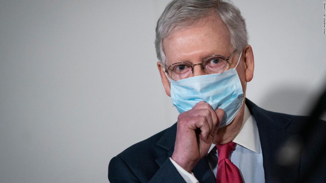 McConnell on masks: 'I'm here to tell you, put it
on' 1