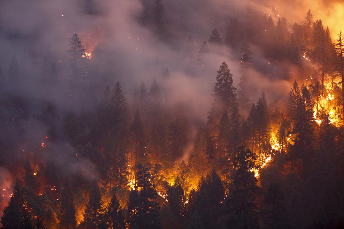 Fire season could bring complications to states already
battling Covid-19 1