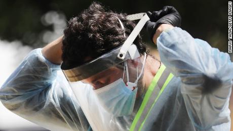 Frontline workers wearing PPE still at more than three times
the risk of Covid-19 infection, new study finds 1