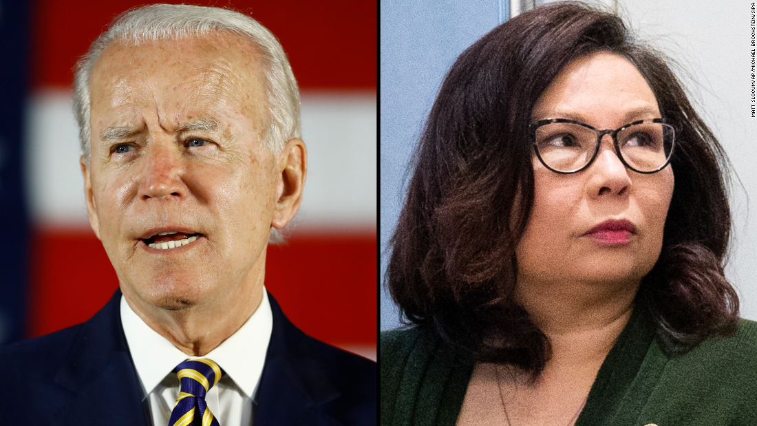 Biden defends Duckworth after attacks on her
patriotism 1